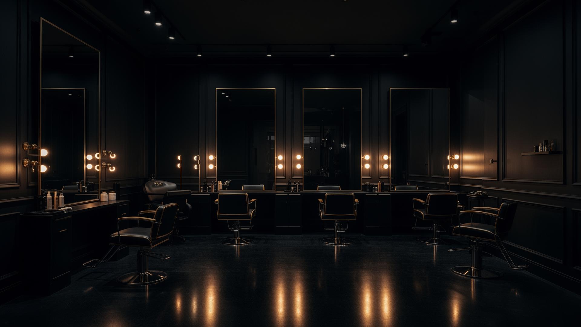 Luxury salon interior